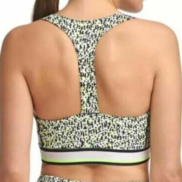 DKNY Sport Neon Pink & Yellow Patterned Sports Bra, Multiple Sizes, NWT!! - Picture 2 of 15